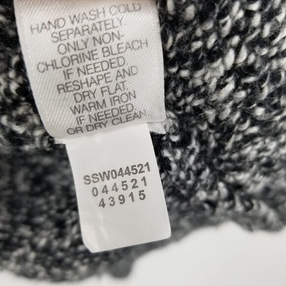 J. Jill Pure Jill Wool Blend Asymmetrical Grey Long Sweater Large lagenlook boho - Picture 13 of 13